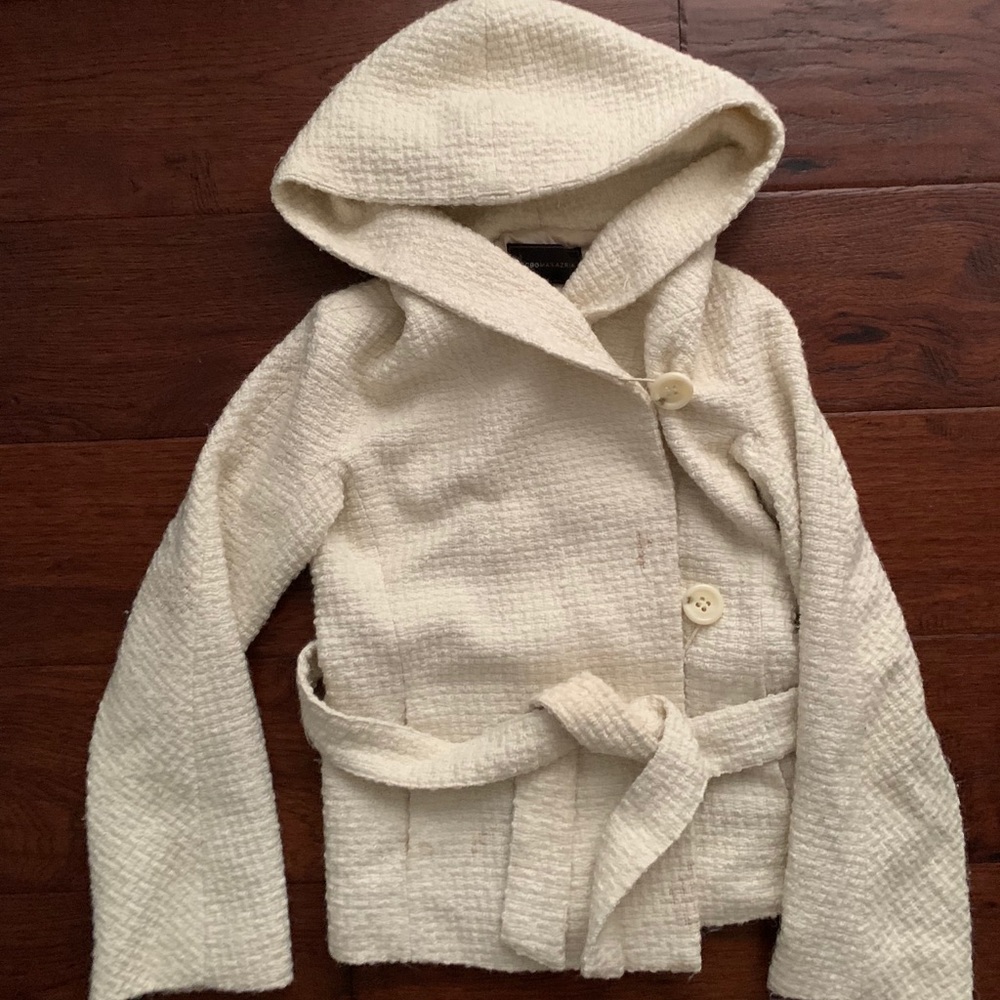 BCBG Wool Hoodie Jacket
